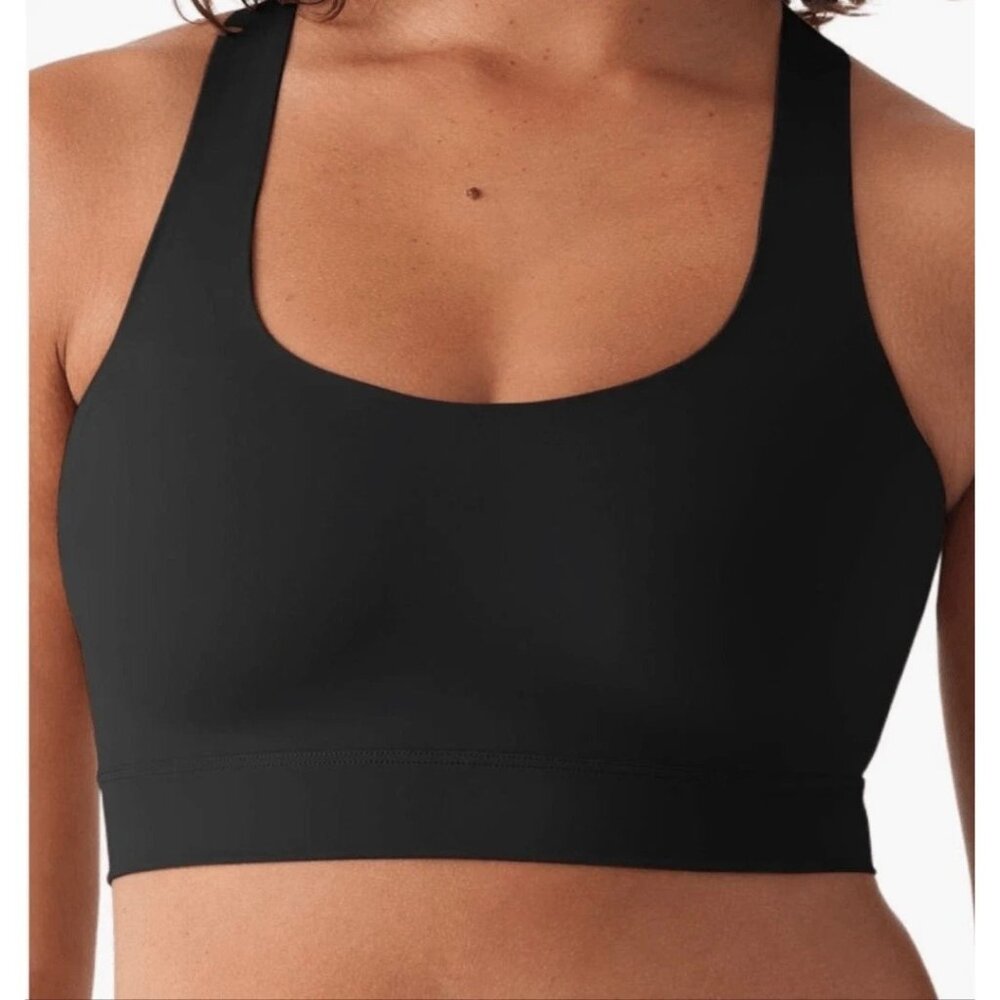 True & Co Women's True Body Lift V Neck Bra Black Size S Small (A-D Cup) NEW